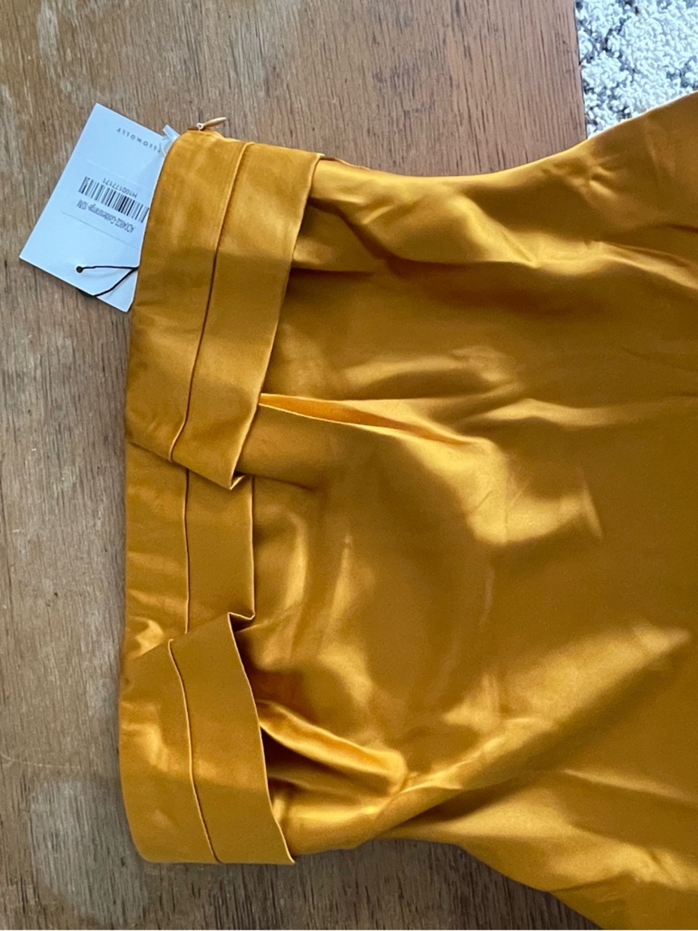 Gold strapless dress - Picture 5 of 7